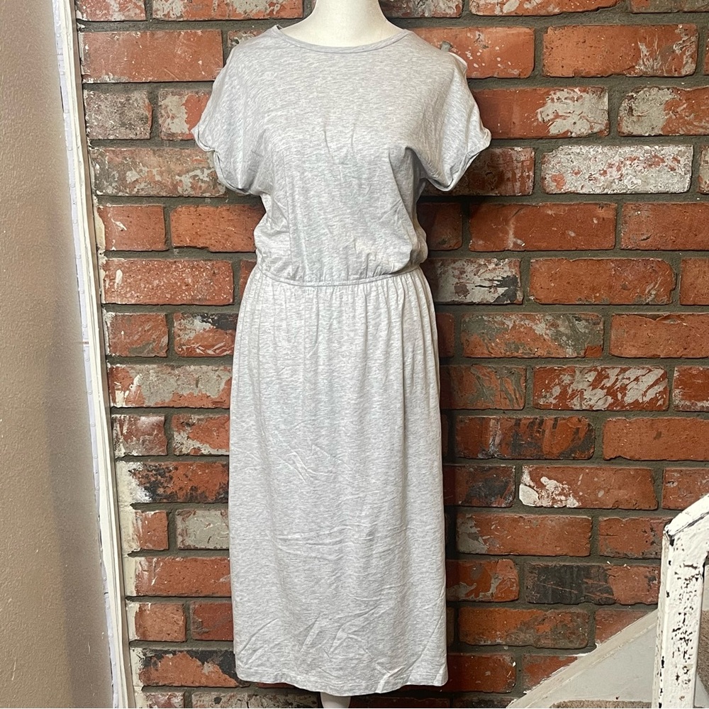 EUC Modal-Blend Dress By H&M Gray Medium